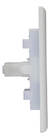 Placa 4x2 Com Suporte Cega Branco - comprar online