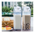 Garrafa Grande Caixa De Leite Suco Água Acrílica Organizer - comprar online
