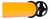 Pulverizador Bombinha Vertical Guarany Manual Fritz 370ml Cor Laranja