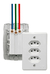 Tomada Tripla 20a 2p+t Monobloco Ilumin Fácil Instalação Cor Branco - BugShop