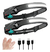 Imagem do Combo 2 Lanternas De Cabeça Led Pesca Mecânico Bike Camping Cor Da Lanterna Preto Cor Da Luz Branco Praia