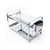 Escorredor De Aço Inox 20 Pratos Com Porta Talheres Inox - comprar online