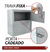 Caixa De Correio Vertical C/ Trava Para Grade Embutir Fercar Cor Cinza