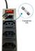 Filtro de Linha 3 Tomadas Power Line Multicrafit - PL3T 20674 - BugShop