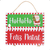 Enfeite Placa Mdf Feliz Natal Hohoho Com Corda 30cm