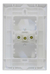 Imagem do Placa 4x2 Com Suporte Cega Branco