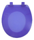 Tampa Vaso Privada Oval Solution Pp S.close Cristal Azul na internet