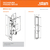 Fechadura 502/33 Externa Média Espelho Inox Stam - BugShop