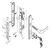Fechadura Ext Soprano 520 Estreita Cromado Perfil Estreito - comprar online
