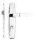 Fechadura Externa 40mm Papaiz Fit Mz560 Cr Cor Prateado - comprar online