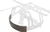 Capacete Proteção Branco Com Carneira - Plastcor - BugShop