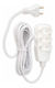 Extensão Elétrica 3 Metros Bivolt Cor Branco 2p+t - loja online