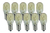 Kit 10 Lampada E14 15w 127v P/ Fogoes Geladeiras Microondas Luz Branco-quente 110v - loja online
