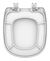 Tampa De Vaso Sanitário Sabatini Icasa Reforçado Cor Branco - comprar online