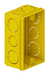 Caixa Retangular De Luz Tigreflex 4x2 Amarela Tigre Cor Amarelo - BugShop