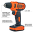 Furadeira Parafusadeira Sem Fio De 10mm Black Decker Ld12s 12v 110v/220v na internet