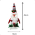 Papai Noel Pelúcia Tricô No Trenó Decorado Pinhas 25cm - comprar online