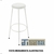 Banqueta Banco Cozinha Bar S/ Encosto 70cm Branco Tubomax - comprar online