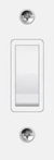 Blanc 1 Seção De Interruptor Paralelo Com Placa Cor Branco - comprar online