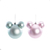Bola Natal Disney Mickey Minnie Tons Pastéis 8cm 4und Cromus