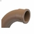 Curva Para Conexão Marrom Liso 50mm x 90 Tigre - comprar online