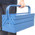 Caixa Para Ferramentas Fercar -06- Sanfonada 5 Gavetas 40cm Cor Azul na internet