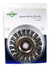 Escova Aco Esmeril Brasfort Circular Trancada 150x13 7272 Cor Cinza-escuro - comprar online
