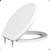 Assento Sanitario Tampa Oval Universal Excel Branco Tupan