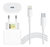 Carregador Para iPhone 11 12 Xr Xs Turbo Cabo Usb Com fonte 18w