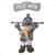 Boneco De Pélucia De Pendurar Com Placa De Feliz Natal 45cm