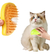 Escova A Vapor 3 Em 1 Elétrica Spray Gatos Cães Tira Pelos C