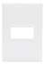 Placa 4x2 1 Módulo Horizontal Branco 618501bc Pial Plus+