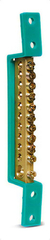 Imagem do Barramento Terra 11 Terminais Verde Sbt11 - Steck