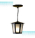 Pendente Arandela Colonial Sextavada Ideal Iluminação Preta 110v 220v (bivolt)