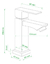 Imagem do Kokay Banheiro Lixo 056-1103 Torneira Luxo Metal Cromado Premium Baixa Lavabo Cor Cromada
