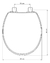 Tampa De Vaso Colorida Oval Universal Soft Close na internet