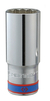 Soquete Estriado Longo 1/2"-19mm King Tony 423019M