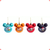 Bolas Natal Enfeite Disney Mickey Luxo 6cm 6unidades Cromus