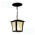 Imagem do Luminária Pendente Colonial Quadrado L2c Preto .. 110v/220v