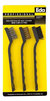 Kit Mini Escova De Aço 8ag Com 3 Pçs Eda
