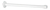 Braco De Chuveiro Pvc 1/2 - Krona Cor Branco