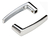 Fechadura Externa Concept Cromada 40mm Pado