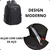 Mochila Para Viagem Preta Alça Cabo De Aço Reforçada Premium - loja online