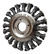 Escova De Aço Circular Trançado Diâmetro 115 Furo 22,2 Mm
