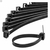 Abraçadeira Nylon Preta 2,52 x 209mm Preto 100pçs Frontec - comprar online