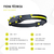 Combo 2 Lanternas De Cabeça Led Pesca Mecânico Bike Camping Cor Da Lanterna Preto Cor Da Luz Branco Praia na internet