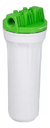Filtro Caixa Dágua Ou Cavalete Poe Eco 9 3/4 Polipropileno Hidrofiltros Retenção De Sujeira Cor Branco E Verde - BugShop
