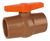 Registro Esfera 25mm Soldável Pvc Marrom Viqua