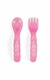 Talheres para Bebê Baby Go – Kit 6 Peças Anatômico Rosa - comprar online