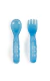 Talheres para Bebê Baby Go – Kit 6 Peças Anatômico Azul - comprar online